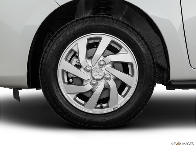 2022 Mitsubishi Mirage | Front Drivers side wheel at profile
