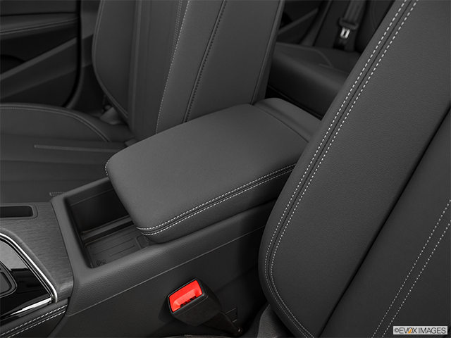 2021 Audi A4 | Front center console with closed lid, from driver’s side looking down