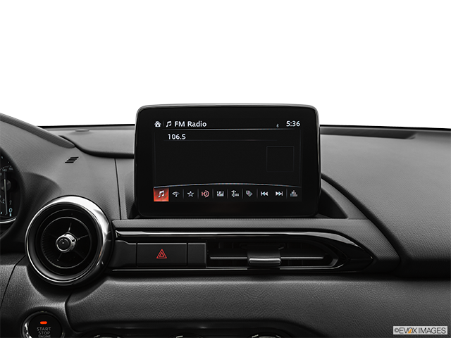2024 Mazda MX-5 | Closeup of radio head unit