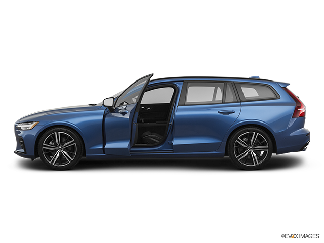 2023 Volvo V60 | Driver's side profile with drivers side door open