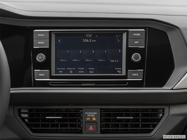 2021 Volkswagen Jetta | Closeup of radio head unit