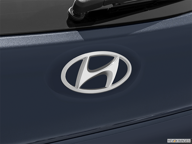 2022 Hyundai Kona LE | Rear manufacturer badge/emblem