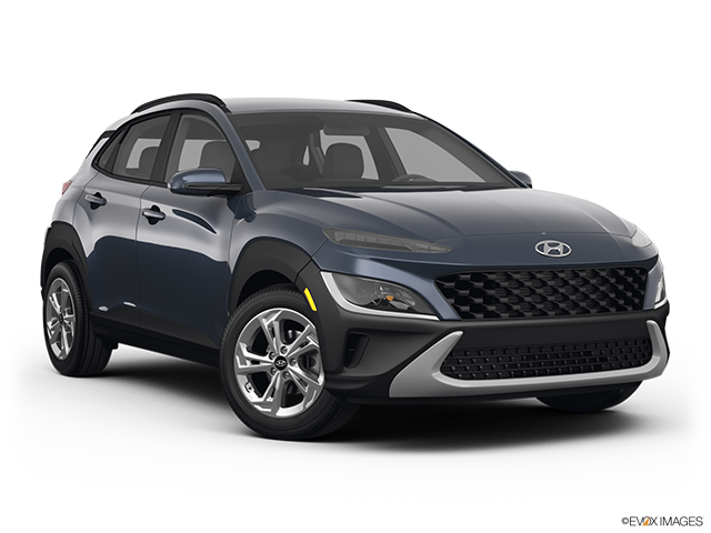 2022 Hyundai Kona | Front passenger 3/4 w/ wheels turned