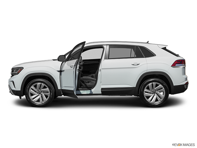 2023 Volkswagen Atlas Cross Sport | Driver's side profile with drivers side door open