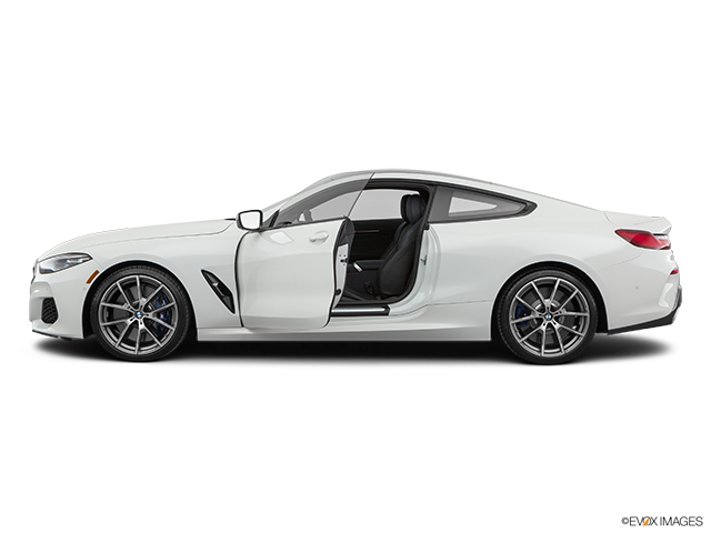 2022 BMW M8 Coupe | Driver's side profile with drivers side door open