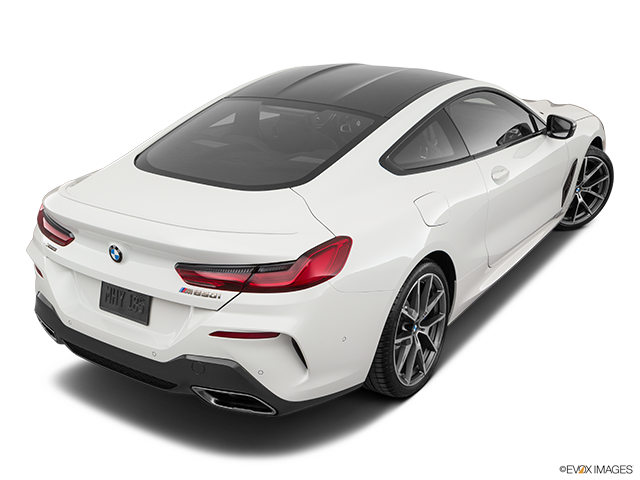 2023 BMW M8 Coupe | Rear 3/4 angle view