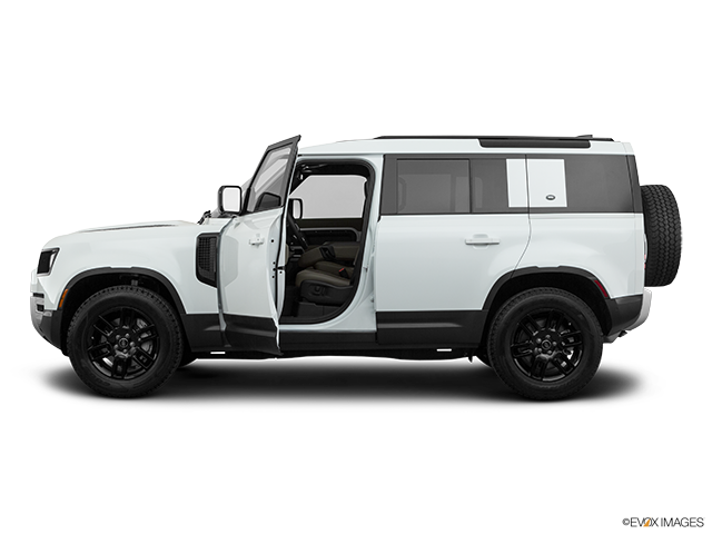 2023 Land Rover Defender | Driver's side profile with drivers side door open