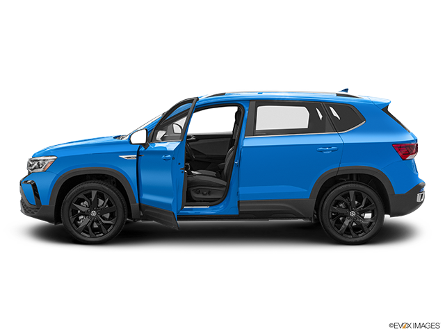 2023 Volkswagen Taos | Driver's side profile with drivers side door open