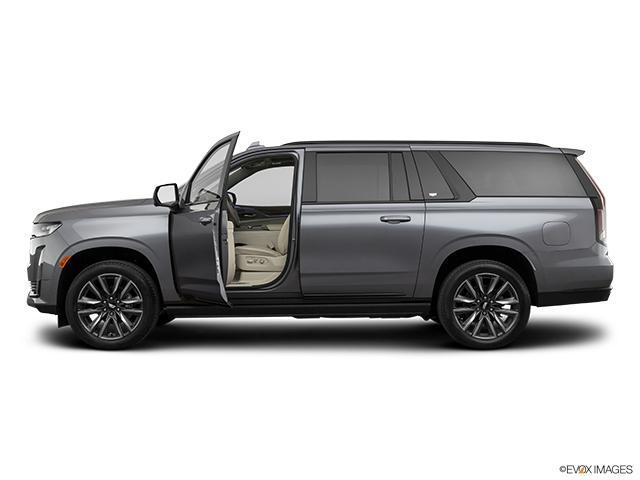 2023 Cadillac Escalade ESV | Driver's side profile with drivers side door open