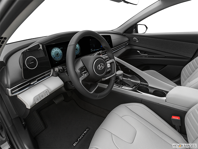 2022 Hyundai Elantra Hybrid | Interior Hero (driver’s side)