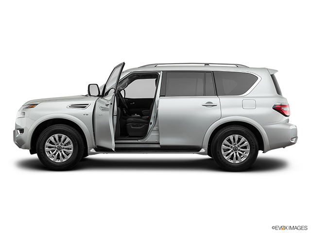 2022 Nissan Armada | Driver's side profile with drivers side door open