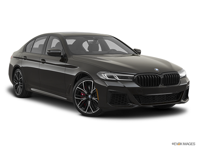 2022 BMW 5 Series | Front passenger 3/4 w/ wheels turned