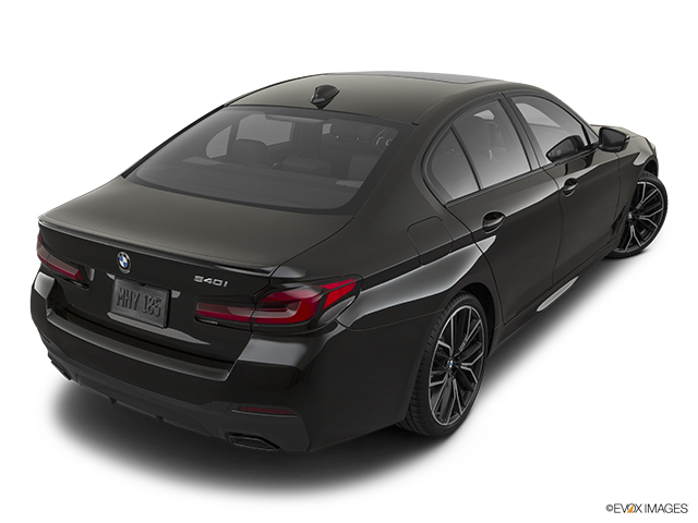 2022 BMW 5 Series | Rear 3/4 angle view
