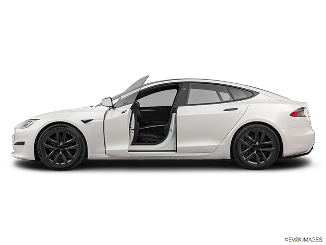 2023 Tesla Model S | Driver's side profile with drivers side door open
