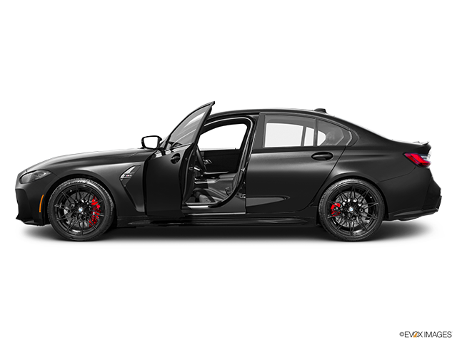 2022 BMW M3 Sedan | Driver's side profile with drivers side door open