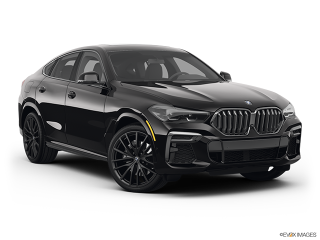 2022 BMW X6 M | Front passenger 3/4 w/ wheels turned
