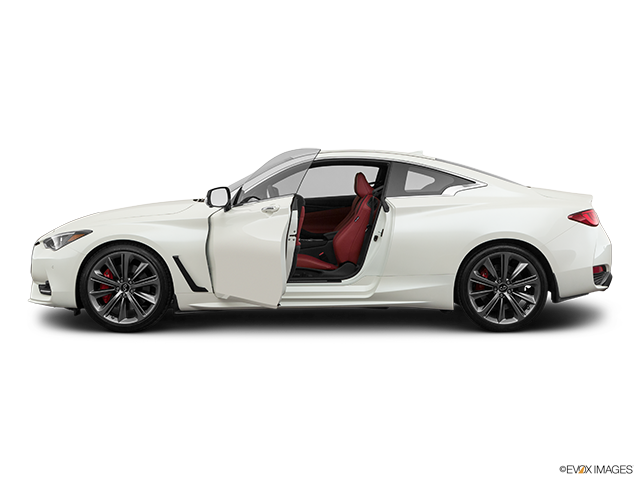 2022 Infiniti Q60 Coupé | Driver's side profile with drivers side door open