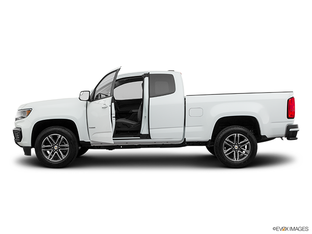 2022 Chevrolet Colorado | Driver's side profile with drivers side door open