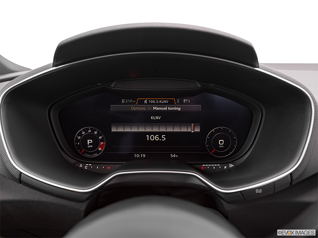 2022 Audi TT | Closeup of radio head unit