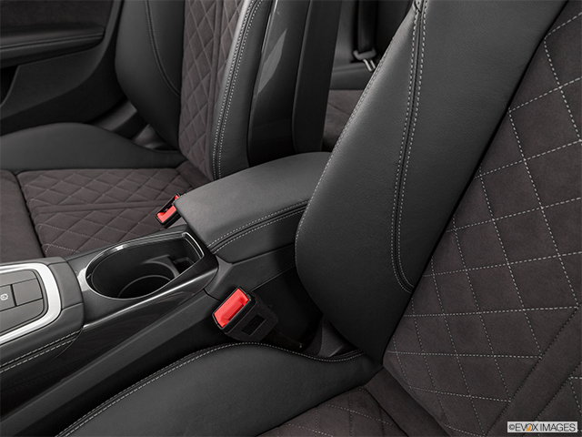2022 Audi TT | Front center console with closed lid, from driver’s side looking down