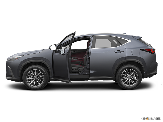 2022 Lexus NX 350h | Driver's side profile with drivers side door open