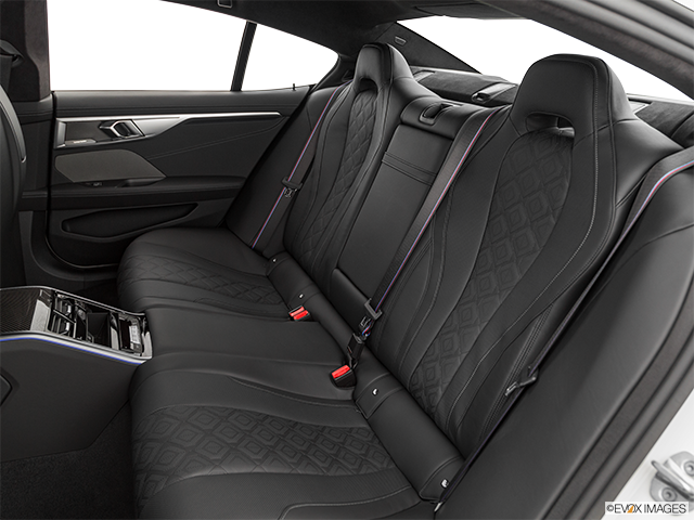 2022 BMW M8 Gran Coupe | Rear seats from Drivers Side