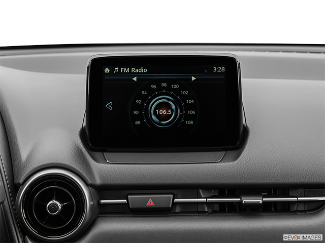 2021 Mazda CX-3 | Closeup of radio head unit