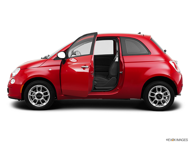 2012 Fiat 500 | Driver's side profile with drivers side door open