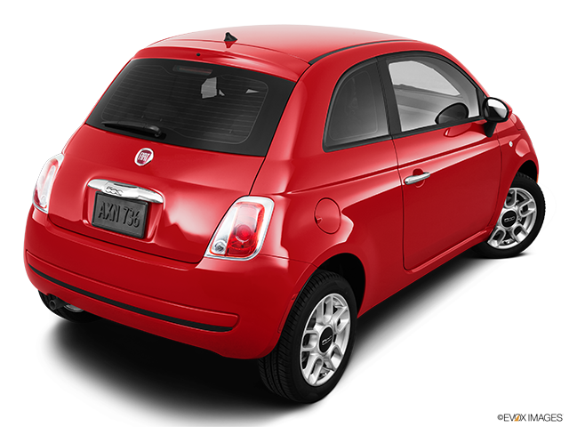 2012 Fiat 500 | Rear 3/4 angle view
