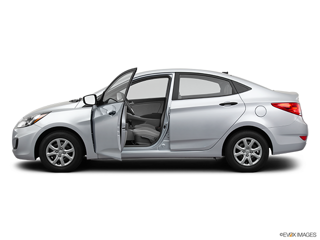2012 Hyundai Accent | Driver's side profile with drivers side door open