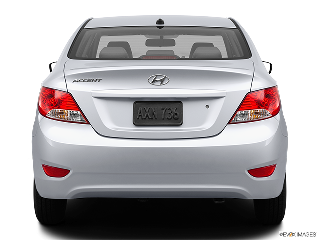 2012 Hyundai Accent | Low/wide rear