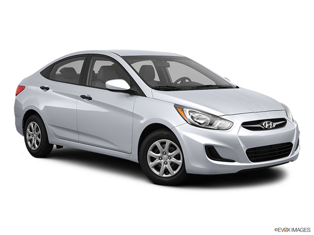 2012 Hyundai Accent | Front passenger 3/4 w/ wheels turned