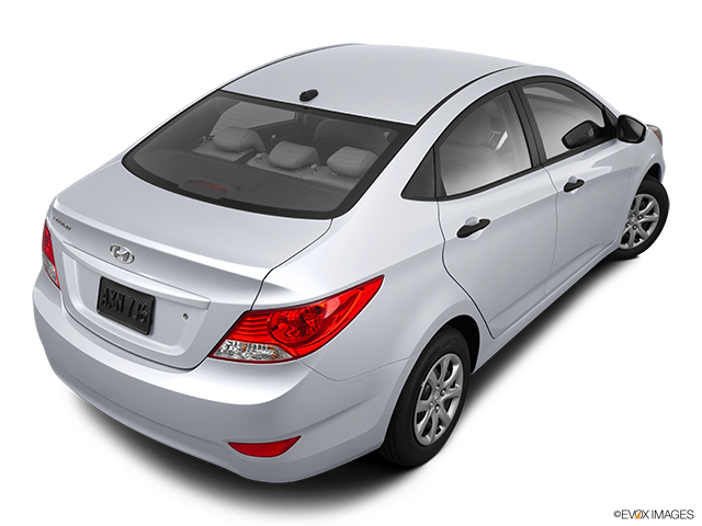 2012 Hyundai Accent | Rear 3/4 angle view