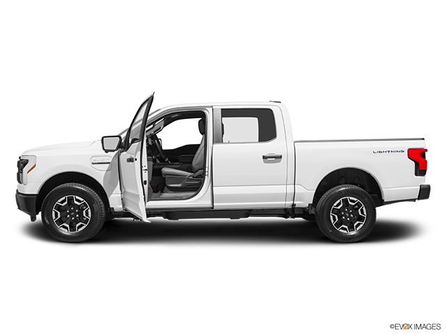 2024 Ford F-150 Lightning | Driver's side profile with drivers side door open