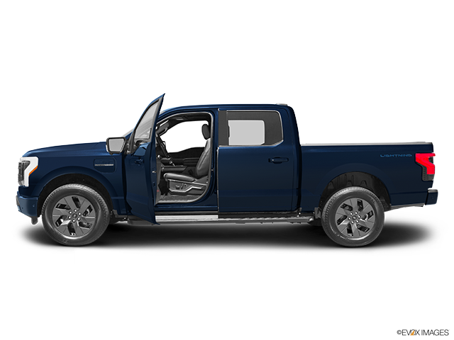 2024 Ford F-150 Lightning | Driver's side profile with drivers side door open