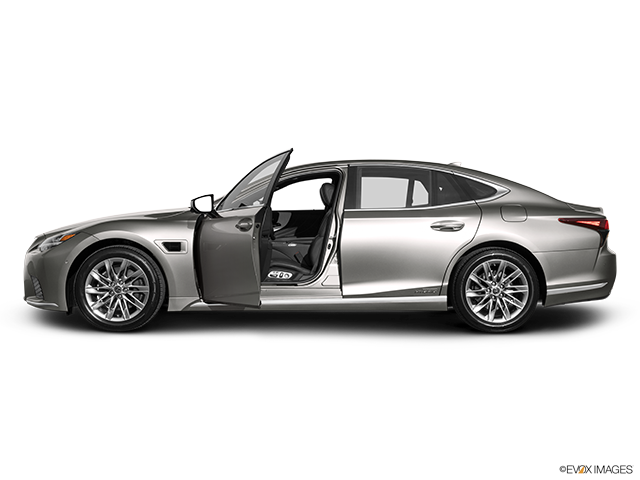 2022 Lexus LS 500h AWD | Driver's side profile with drivers side door open