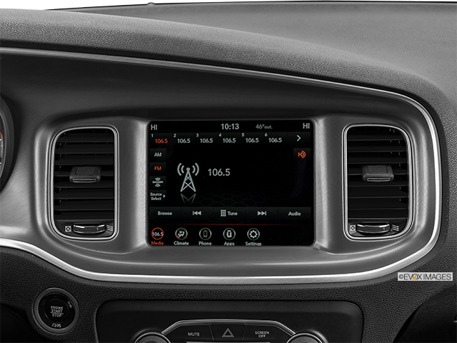 2022 Dodge Charger | Closeup of radio head unit