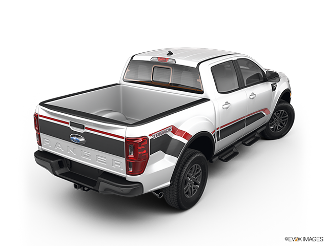 2024 Ford Ranger | Rear 3/4 angle view