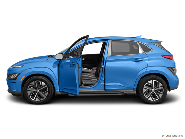 2022 Hyundai KONA electric | Driver's side profile with drivers side door open