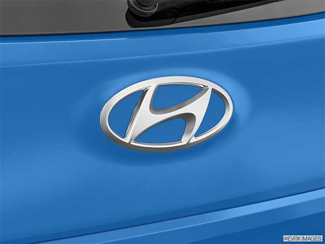 2022 Hyundai KONA electric | Rear manufacturer badge/emblem