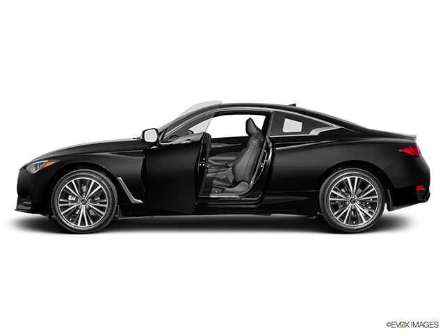 2022 Infiniti Q60 Coupe | Driver's side profile with drivers side door open