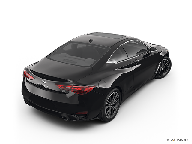 2022 Infiniti Q60 Coupe | Rear 3/4 angle view