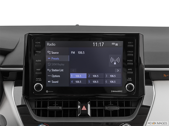 2022 Toyota Corolla | Closeup of radio head unit