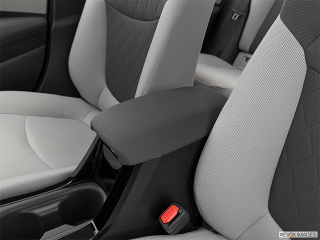 2022 Toyota Corolla | Front center console with closed lid, from driver’s side looking down