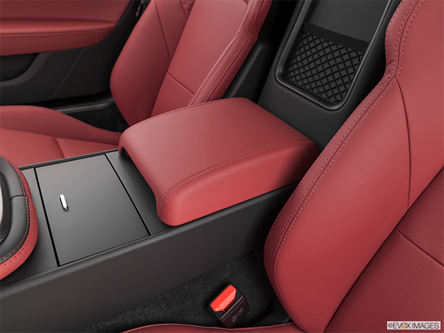 2023 Jaguar F-TYPE | Front center console with closed lid, from driver’s side looking down