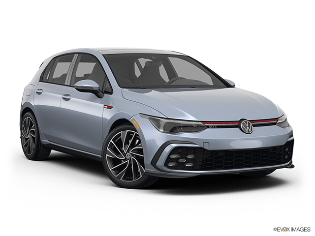 2023 Volkswagen Golf GTI | Front passenger 3/4 w/ wheels turned