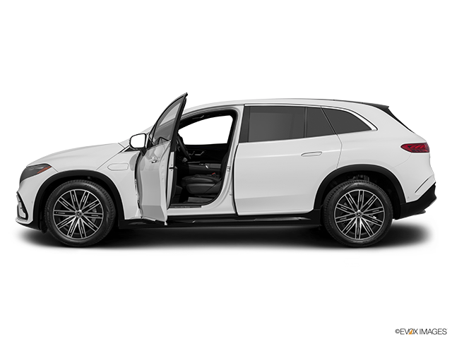 2023 Mercedes-Benz EQS SUV | Driver's side profile with drivers side door open