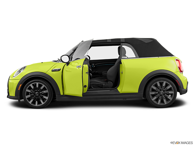 2023 MINI Convertible | Driver's side profile with drivers side door open