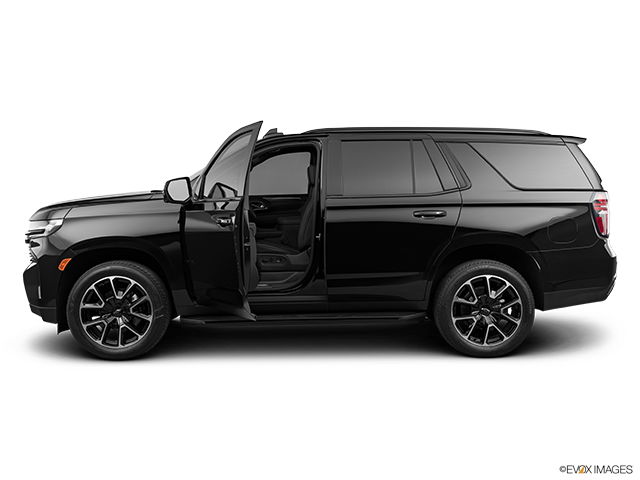 2023 Chevrolet Tahoe | Driver's side profile with drivers side door open