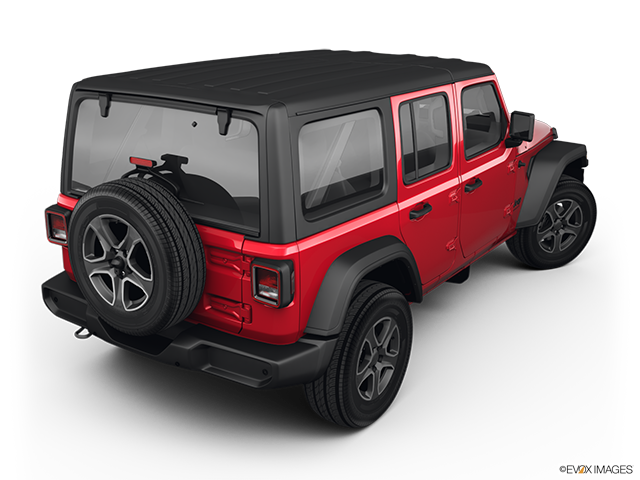 2023 Jeep Wrangler 4-Door | Rear 3/4 angle view